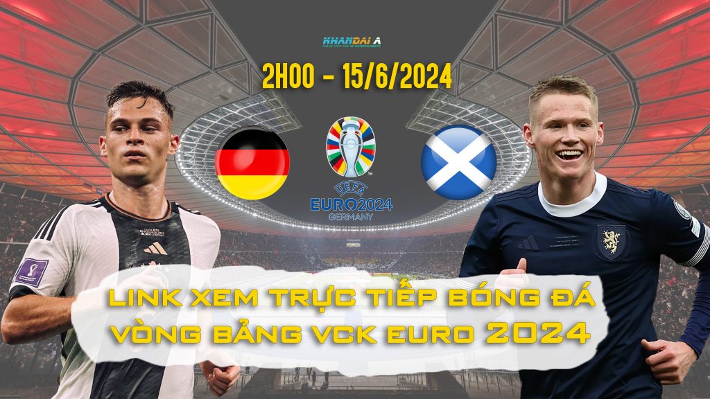 trực tiếp Đức vs Scotland