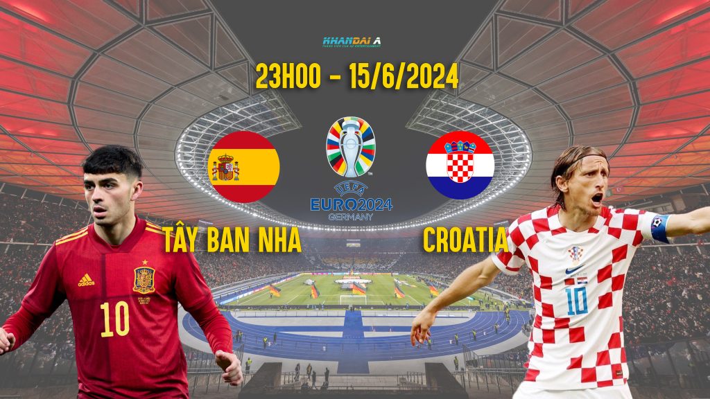 trực tiếp tây ban nha vs croatia euro 2024