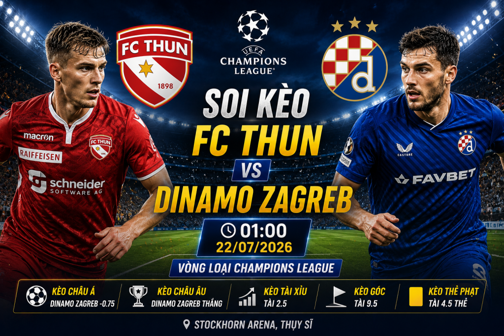 FC Thun vs Dinamo Zagreb